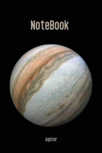 Notebook with space theme