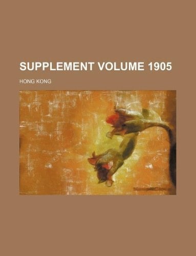 Supplement Volume 1905