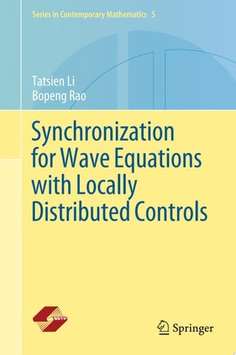 Synchronization for Wave Equations with Locally Distributed Controls