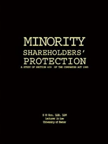 Minority Shareholders' Protection A Study of Section 459 of the Companies Act 1985