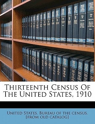 Thirteenth Census Of The United States, 1910