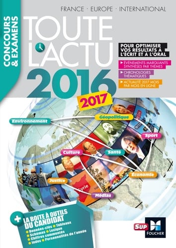 Toute l'actu 2016 concours et examens 2017