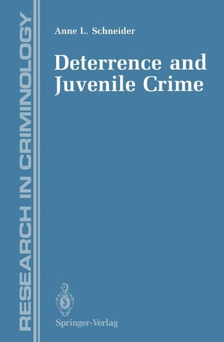 Deterrence and Juvenile Crime Results from a National Policy Experiment
