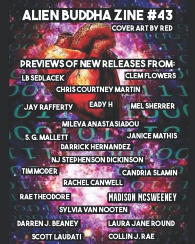 Alien Buddha Zine #43: black and white print