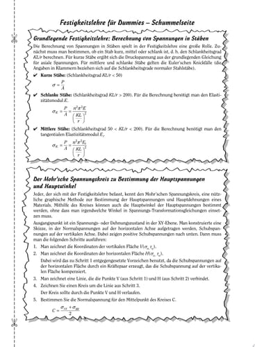 Festigkeitslehre für Dummies
