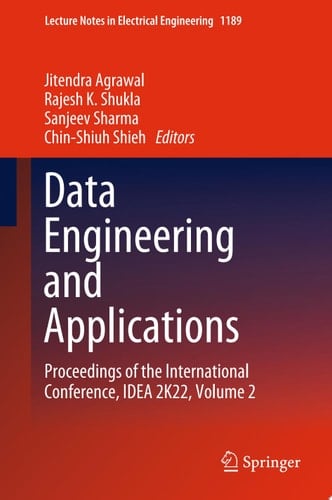 Data Engineering and Applications Proceedings of the International Conference, IDEA 2K22, Volume 2