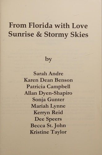 From Florida With Love: Sunrise and Stormy Skies