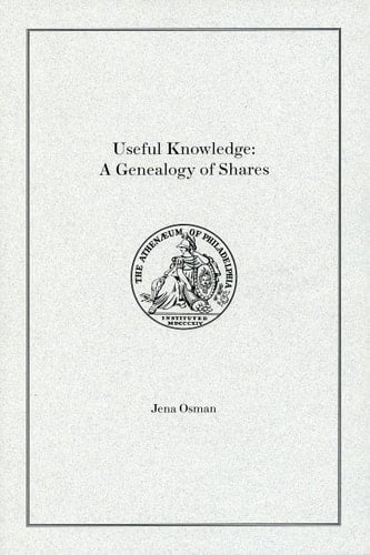 Useful Knowledge: A Genealogy of Shares