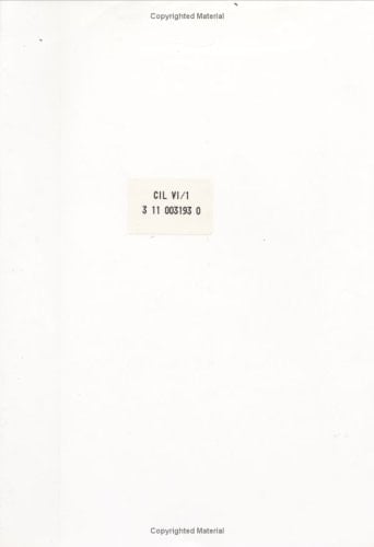 Inscriptiones urbis Romae latinae