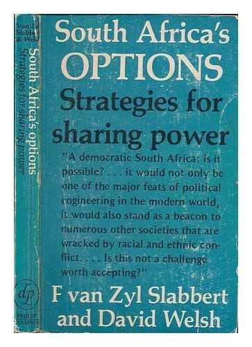 South Africa's Options Strategies for Sharing Power