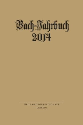Bach-Jahrbuch 2014
