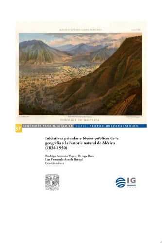 Iniciativas privadas y bienes públicos de la geografía y la historia natural de México (1830-1950)