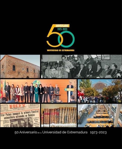 50 aniversario de la Universidad de Extremadura 1973-2023