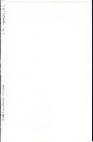 Semantical Investigations in Heyting's Intuitionistic Logic