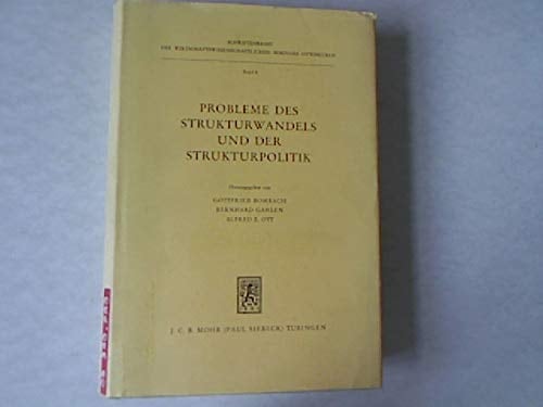 Probleme des Strukturwandels und der Strukturpolitik
