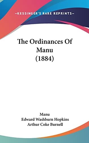 The Ordinances of Manu (1884)