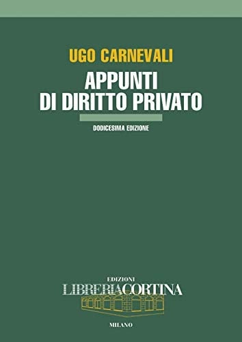 Appunti di diritto privato