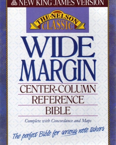 Wide Margin Reference New King James Version /black/475