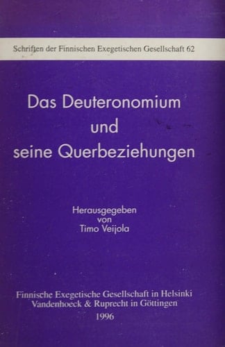 Das Deuteronomium und seine Querbeziehungen