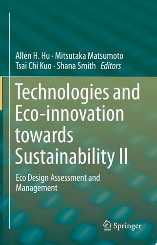 Technologies and Eco-innovation towards Sustainability II