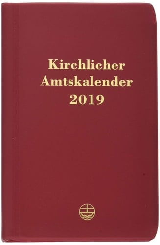 Kirchlicher Amtskalender 2019 - rot