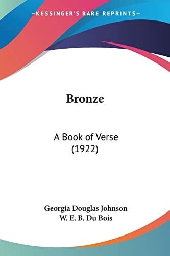 Bronze: A Book of Verse (1922)