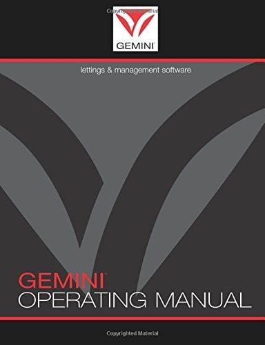 Gemini Manual Lettings Management Software