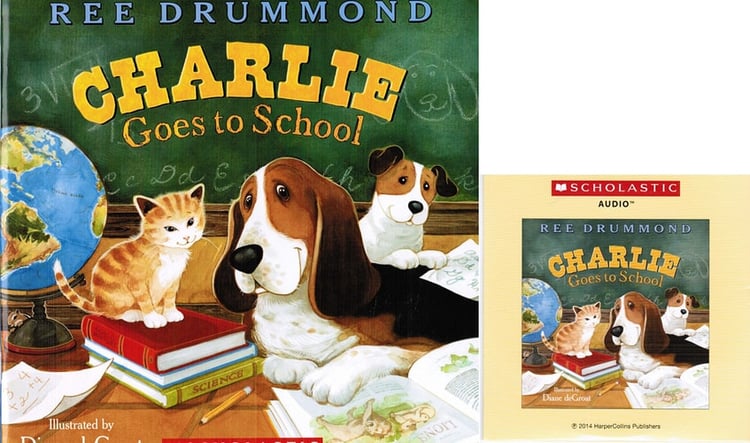 Charlie Goes to School Book and Cd