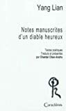 Notes manuscrites d'un diable heureux poèmes