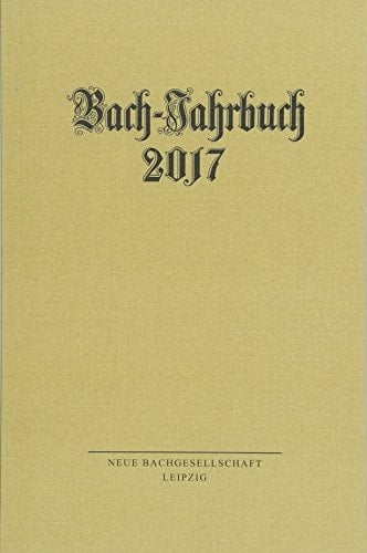 Bach-Jahrbuch 2017