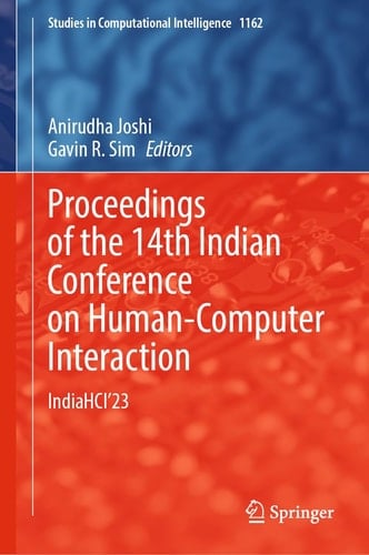 Proceedings of the 14th Indian Conference on Human-Computer Interaction IndiaHCI'23