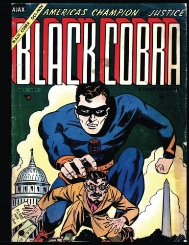 Black Cobra #1 Golden Age Superhero Comic 1954