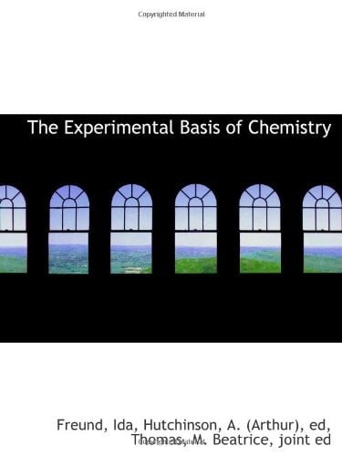 The Experimental Basis of Chemistry