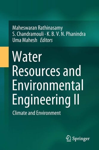 Water Resources and Environmental Engineering II Climate and Environment