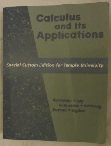Calculus and Its Applications