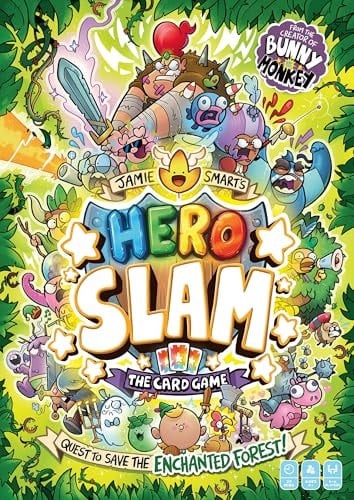 Laurence King Jamie Smart's Hero Slam - The Card Game - Quest to Save The Enchanted Forest! - from The Creator of Bunny Vs. Monkey