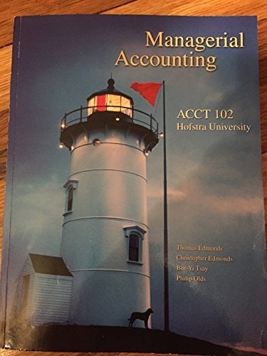 Managerial Accounting 7th edition by Hilton, Ronald published by McGraw-Hill/Irwin Hardcover