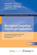 Bio-inspired Computing Theories and Applications : 13th International Conference, BIC-TA 2018, Beijing, China, November 2-4, 2018, Proceedings. Part I
