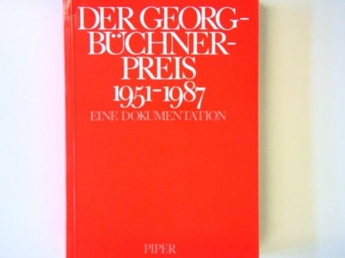Der Georg-Büchner-Preis 1951-1978 : eine Dokumentation