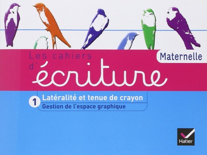 Les cahiers d'écriture Latéralité et tenue de crayon. Gestion de l'espace graphique