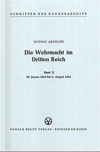 30. Januar 1933 Bis 2. August 1934 (Fortsetzung)