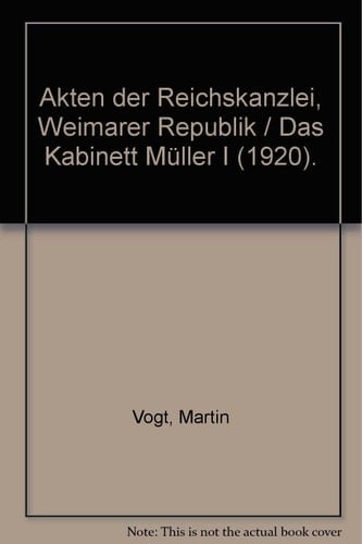 Das Kabinett Müller I (1920)
