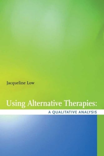 Using Alternative Health Therapies