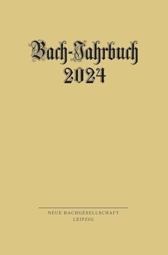 Bach-Jahrbuch 2024