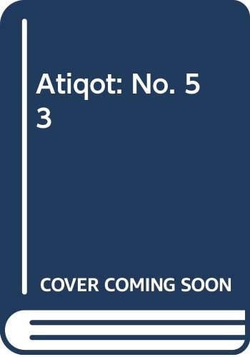 Atiqot 53 (2006)
