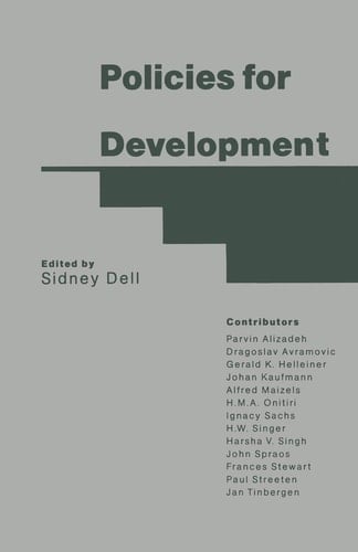Policies for Development Essays in Honour of Gamani Corea