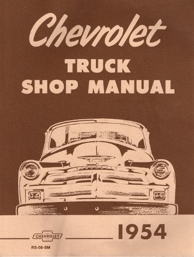 Chevrolet 1954 Truck Shop Manual