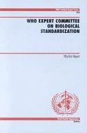 WHO Expert Committee on Biological Standardization Fifty-first Report
