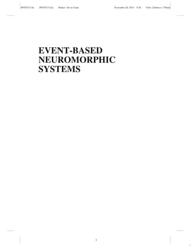 Event-Based Neuromorphic Systems