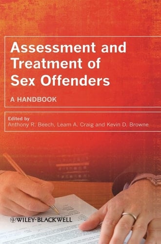 Assessment and Treatment of Sex Offenders A Handbook